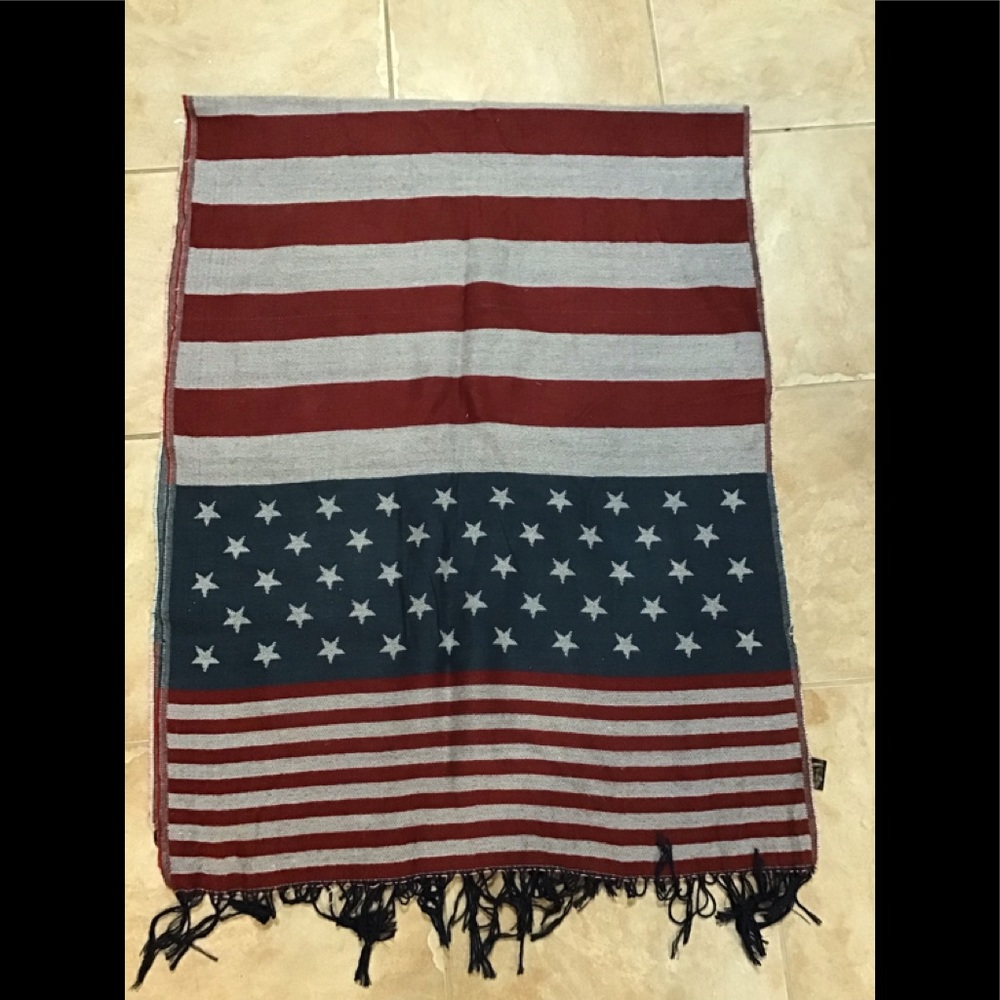 American Flag scarf
